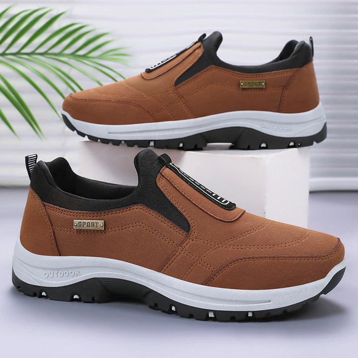 Men's sporty outdoor slip-on sneakers with non-slip tread sole Mune Fashion