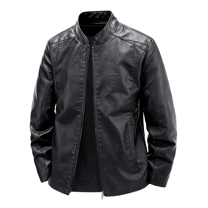 Men's High-Quality Faux Leather Jacket Mune Fashion