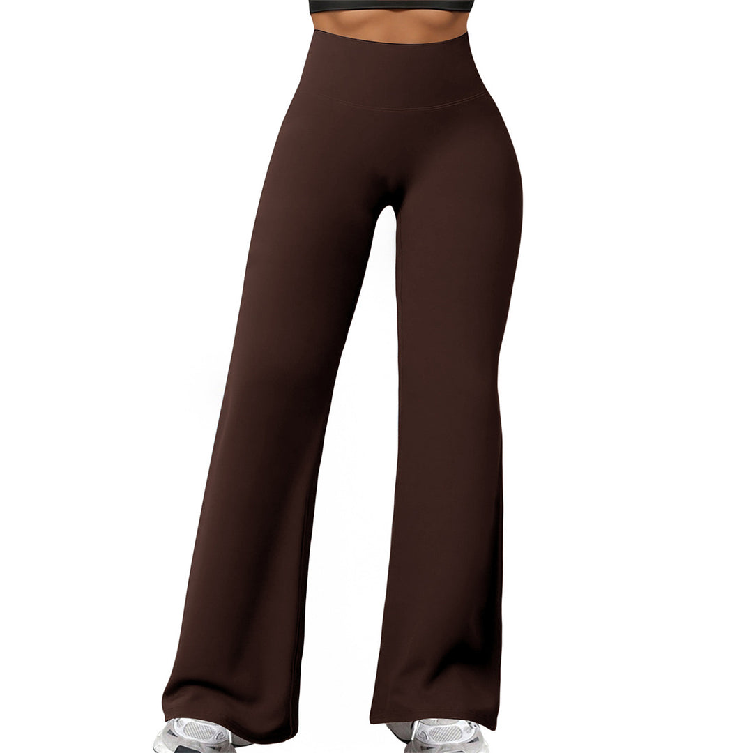 Women's high-waisted shaping lounge pants with wide flares and seamless comfort waistband Mune Fashion