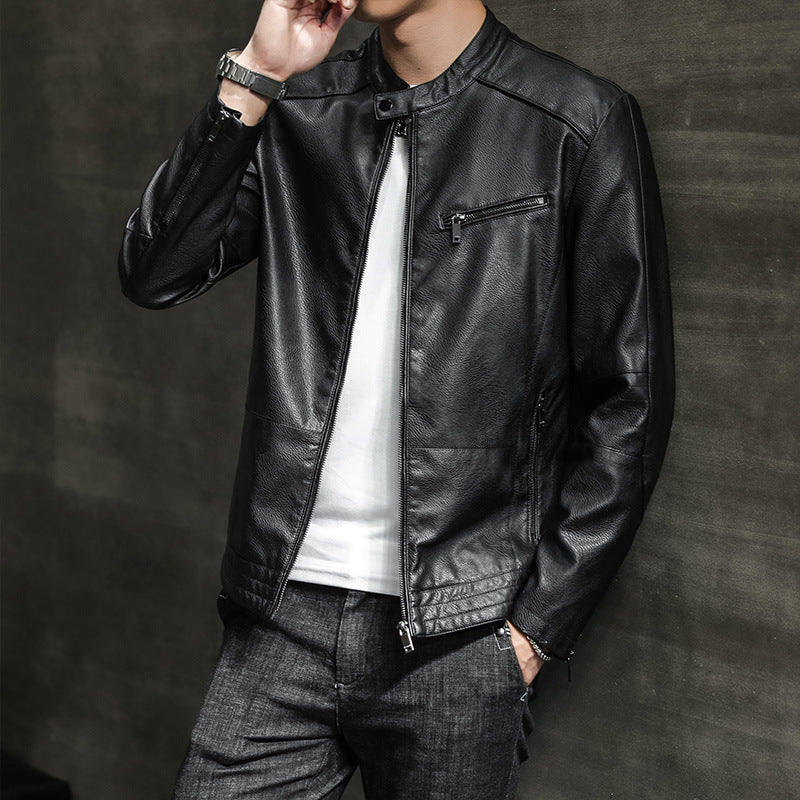 Men's Fashion Faux Leather Jacket Mune Fashion 1788321727
