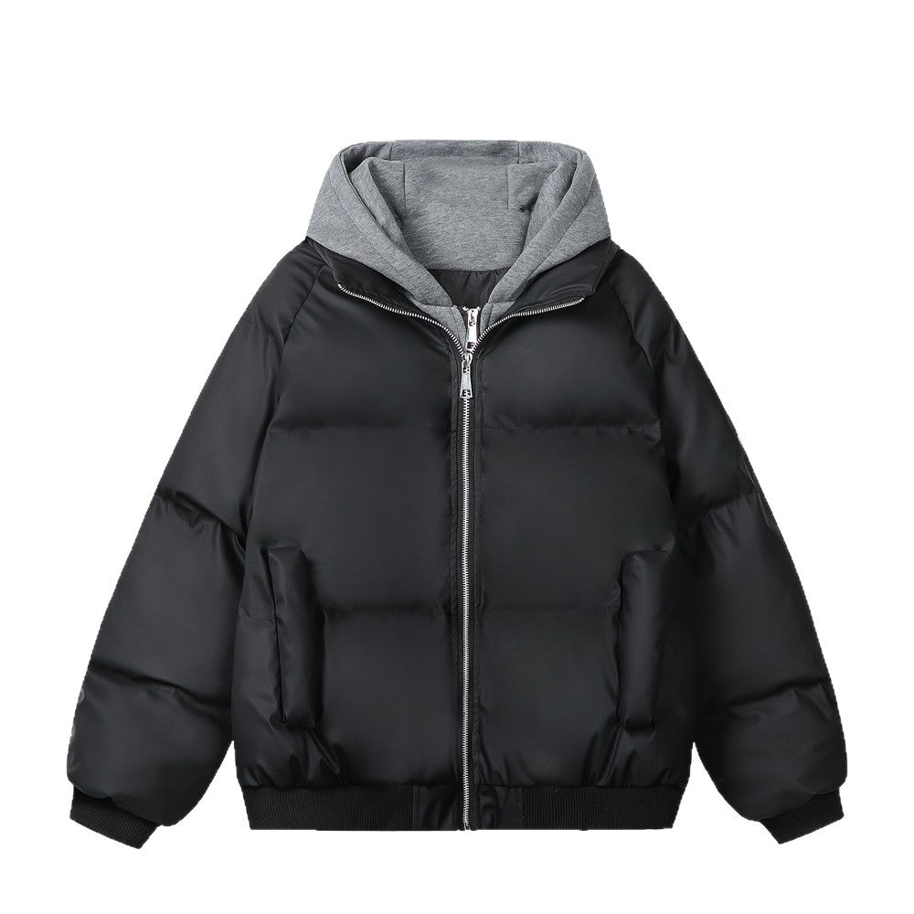 Women's Fashion Quilted Jacket with Removable Hood Mune Fashion