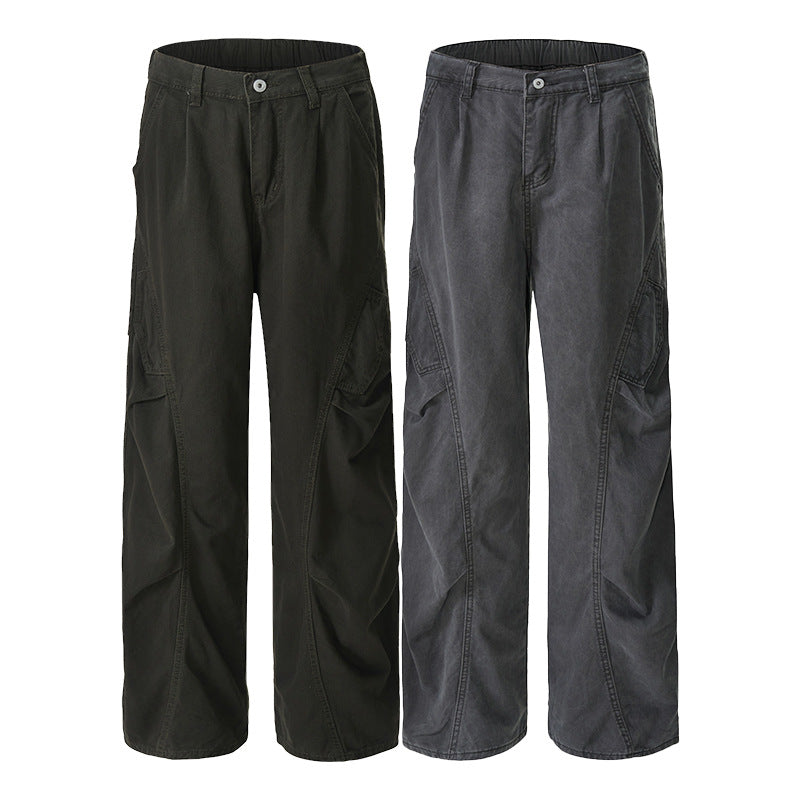 Men's Loose Fit Panel Cargo Baggy Pants in Workwear Style Mune Fashion