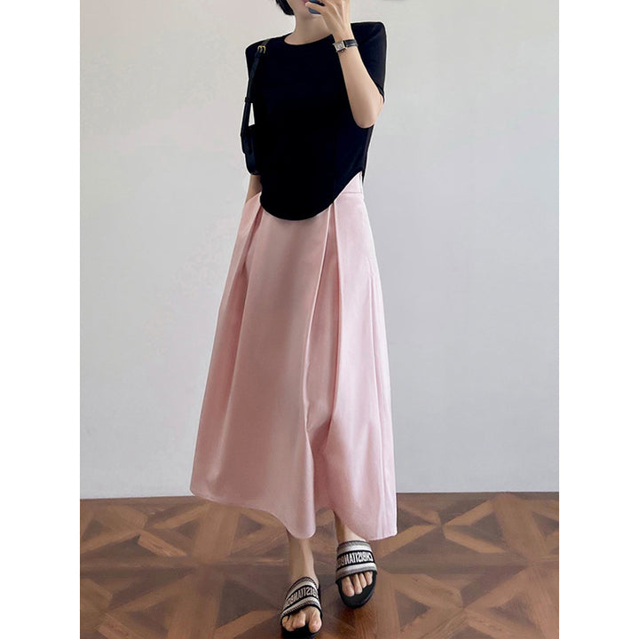 Women's Elegant and Casual Midi Blouse with Button Detail Drune