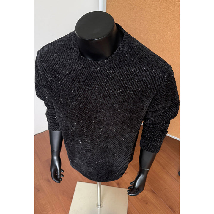 Men's Fashionable Long Sleeve Sweater with Creative Patterns Mune Fashion