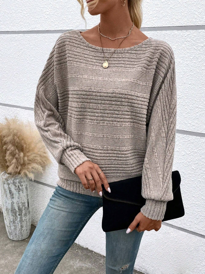 Women Comfortable Knit Sweater Mune Fashion