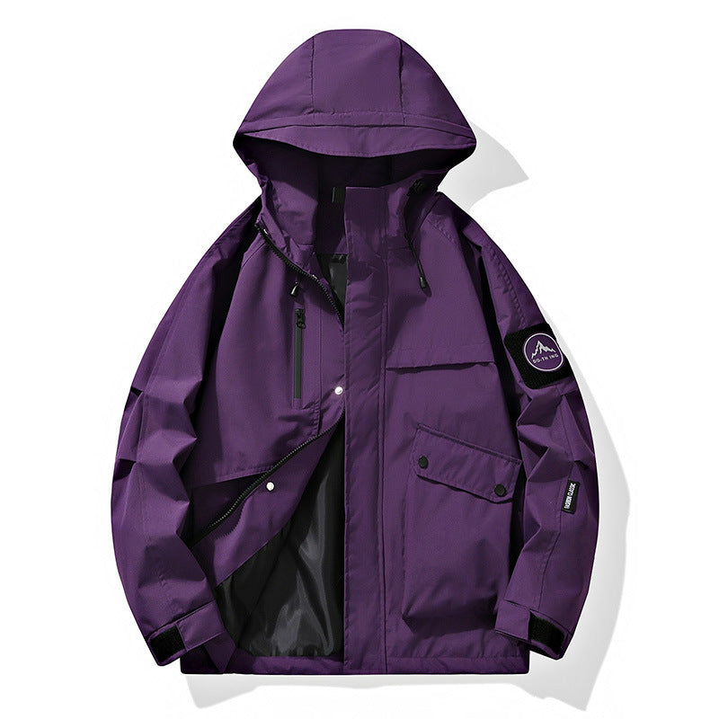 Men's Modular Rain and Wind Parka with welded seams, concealed zippers, and utility pockets Mune Fashion