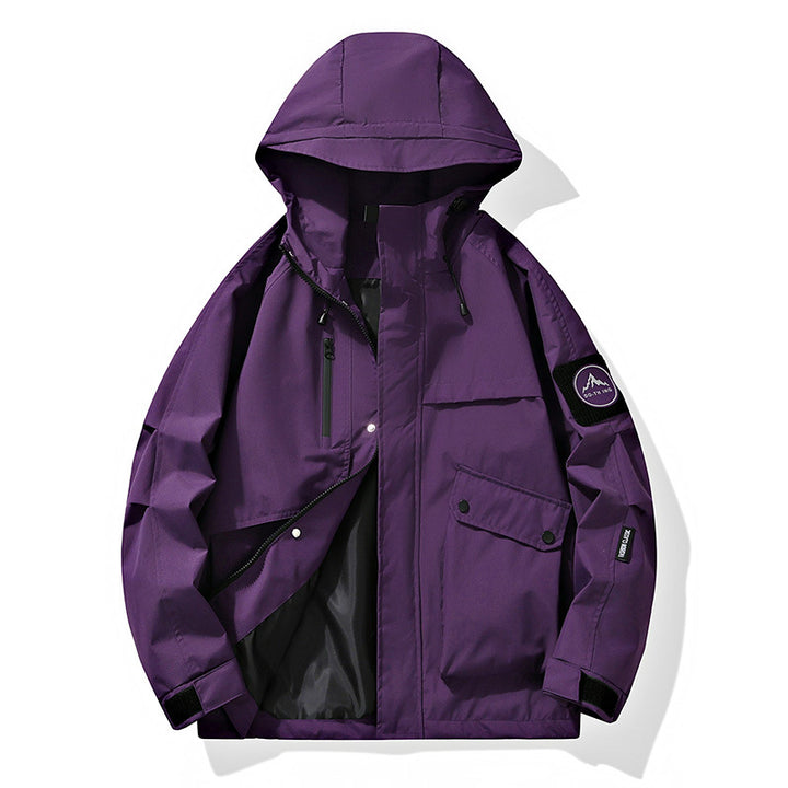 Men's Modular Rain and Wind Parka with welded seams, concealed zippers, and utility pockets Mune Fashion