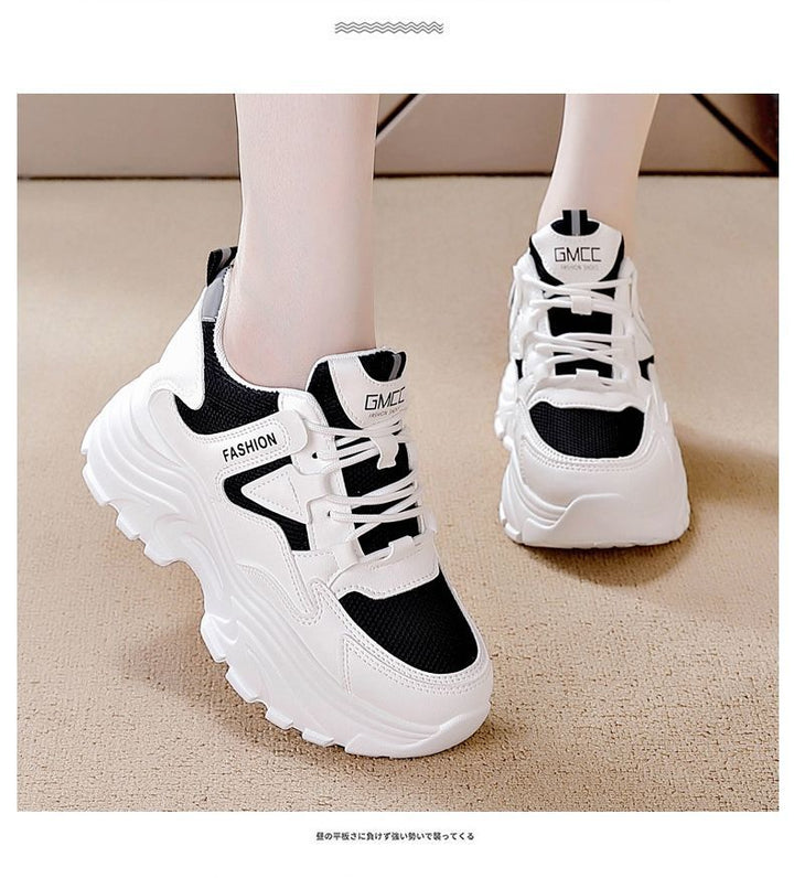 Women Sporty Sneakers with Breathable Mesh Upper and Cushioned Sole Mune Fashion
