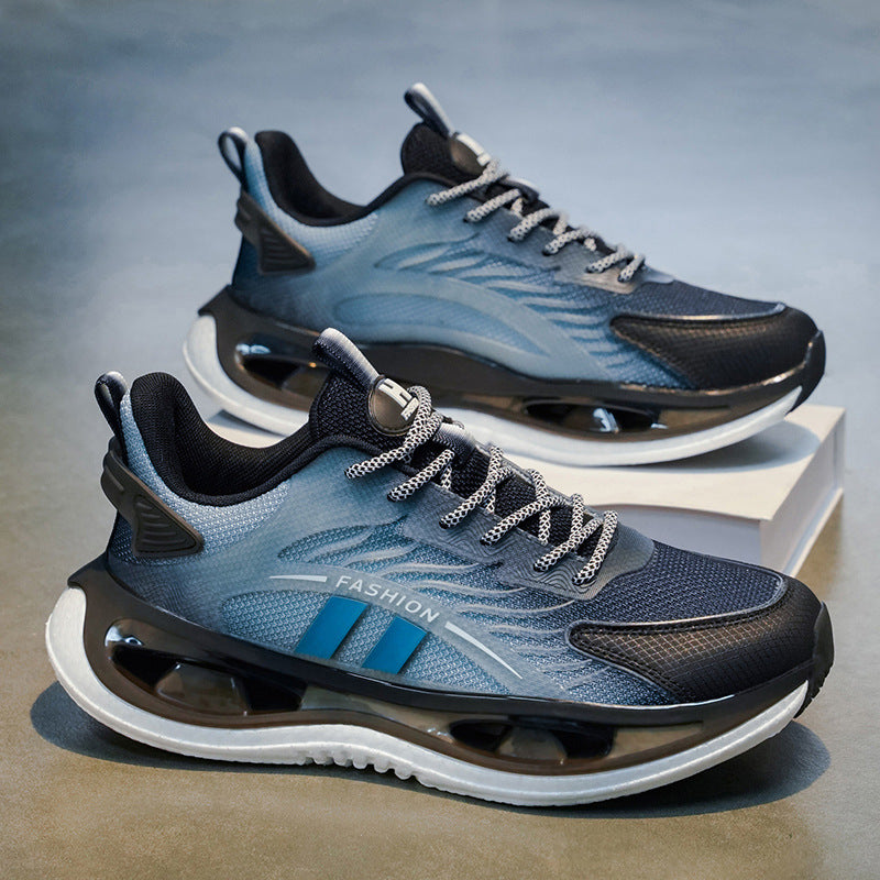 Women's sporty everyday sneakers with breathable inserts and innovative cushioning system Mune Fashion