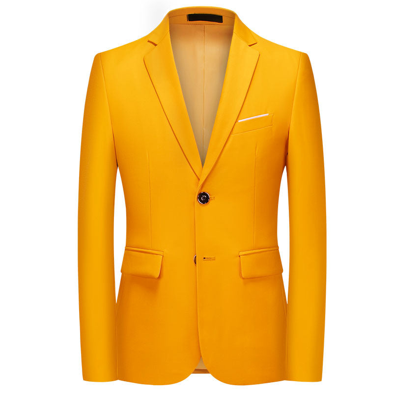 Men's slim-fit blazer with narrow silhouette, stretch content, and flap pockets Mune Fashion