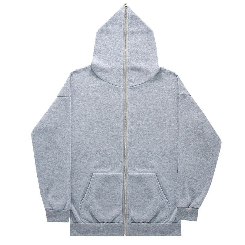 Unisex nan minimally structured hoodie zipper with pointed hood, kangaroo pocket and reinforced cuffs Mune Fashion