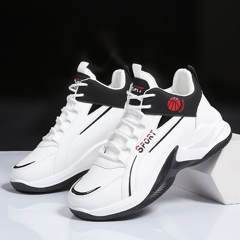 Ladies' basketball sneakers with high ankle support and cushioning sole Mune Fashion