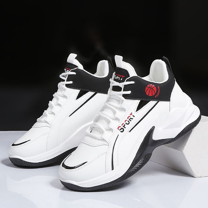 Ladies' basketball sneakers with high ankle support and cushioning sole Mune Fashion