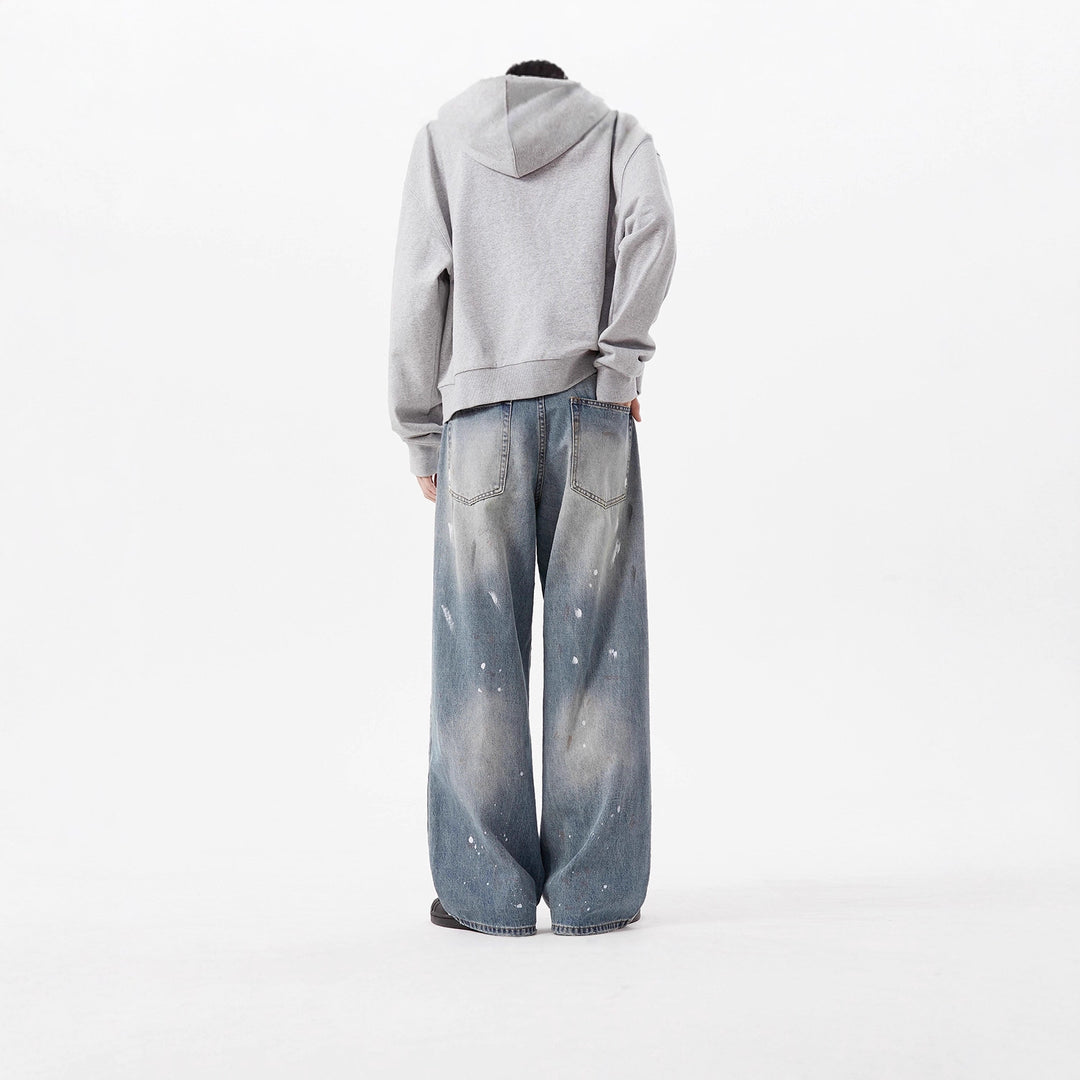 Women's Wide-Cut Jeans with Unique Destruction Details Mune Fashion