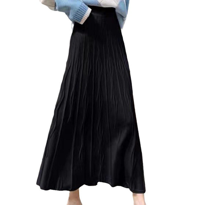 Ladies Elegant, pleated Maxi Skirt Mune Fashion