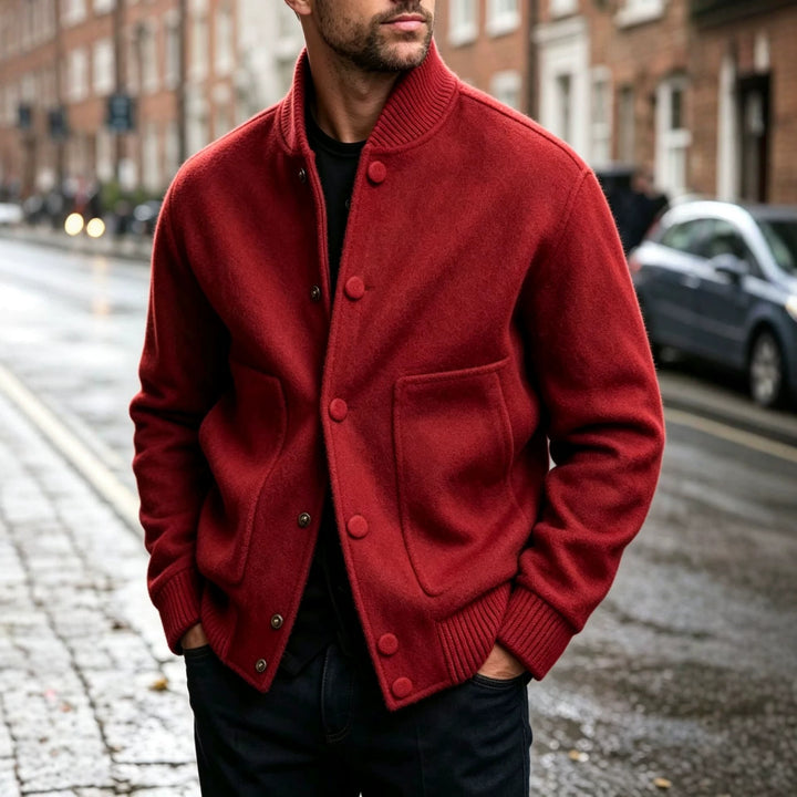 Men's Stylish Cardigan with Button Closure