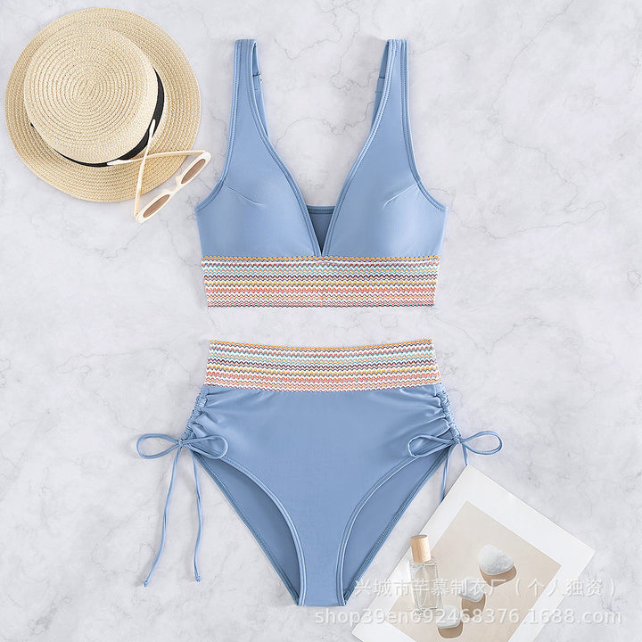 Women's High-Cut Sport Bikini Mune Fashion