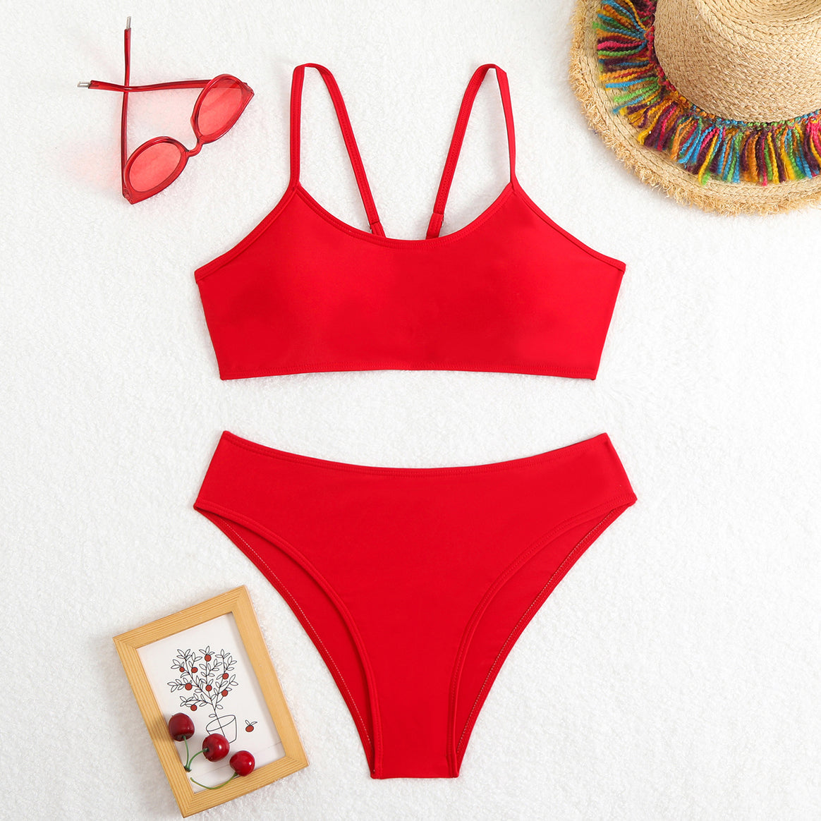 Women's bikini set with sporty cut and removable pads Mune Fashion