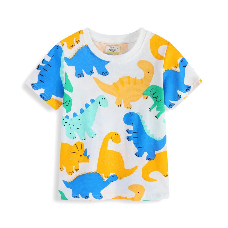 Kids T-Shirt with cheerful dinosaur motif Mune Fashion