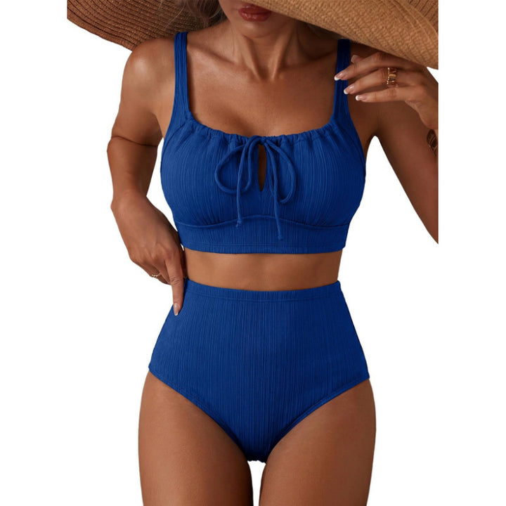 Women High-Cut Bikini with Gathered Top Mune Fashion