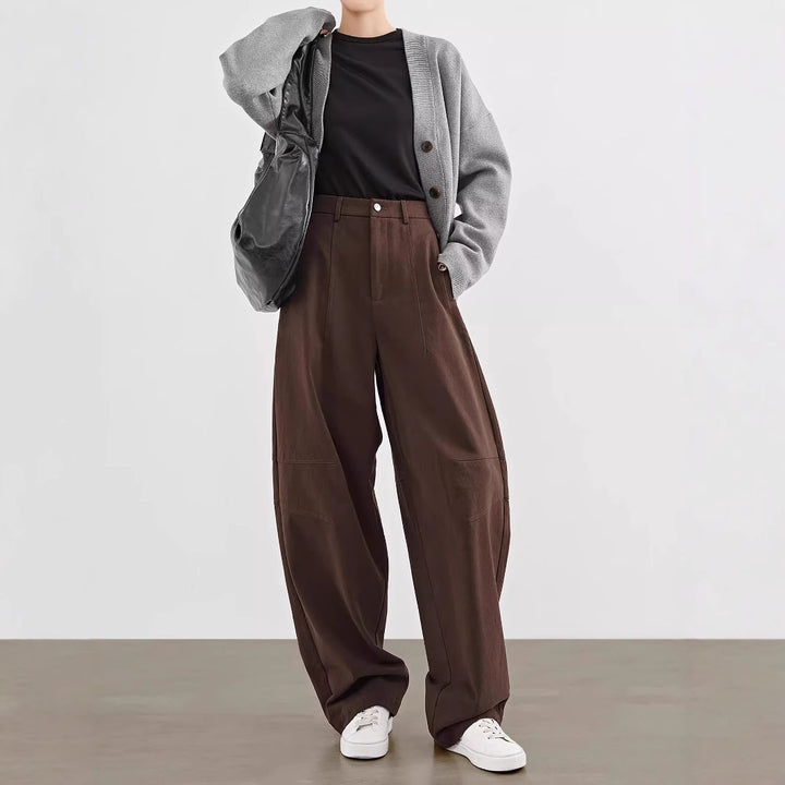 Women Elegant and Comfortable Wide Trousers Drune