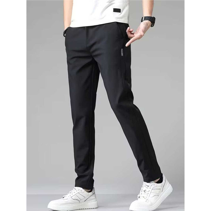 Men's Functional Sports Pants with Elastic Waistband and Side Zippers Mune Fashion