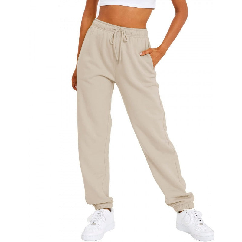 Women's casual joggers with high comfort waistband, adjustable drawstring, and deep side pockets Mune Fashion