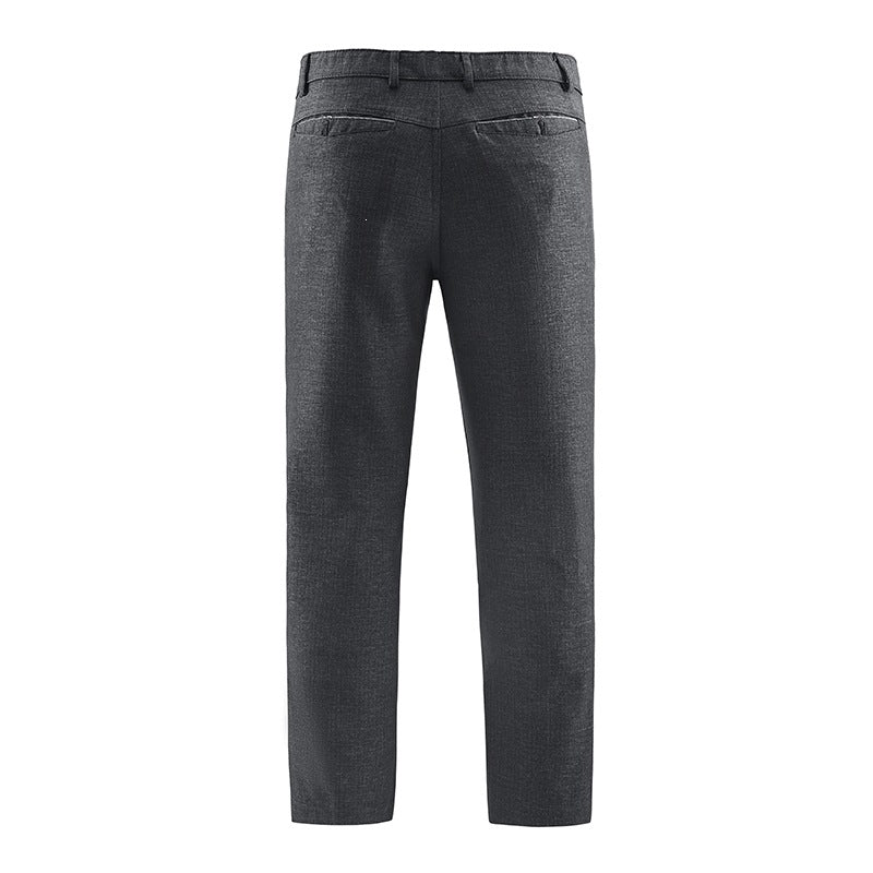 Men's tailored chinos with straight leg, belt loops & welt seam Mune Fashion