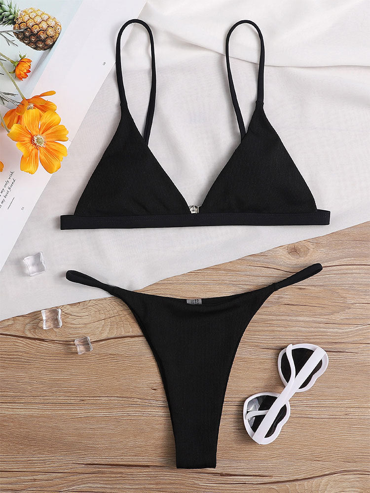 Women's Triangle Bikini Top with Adjustable Straps Mune Fashion