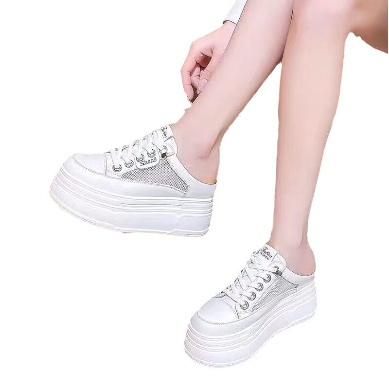 Women's platform sneaker with breathable mesh upper and trendy design Mune Fashion