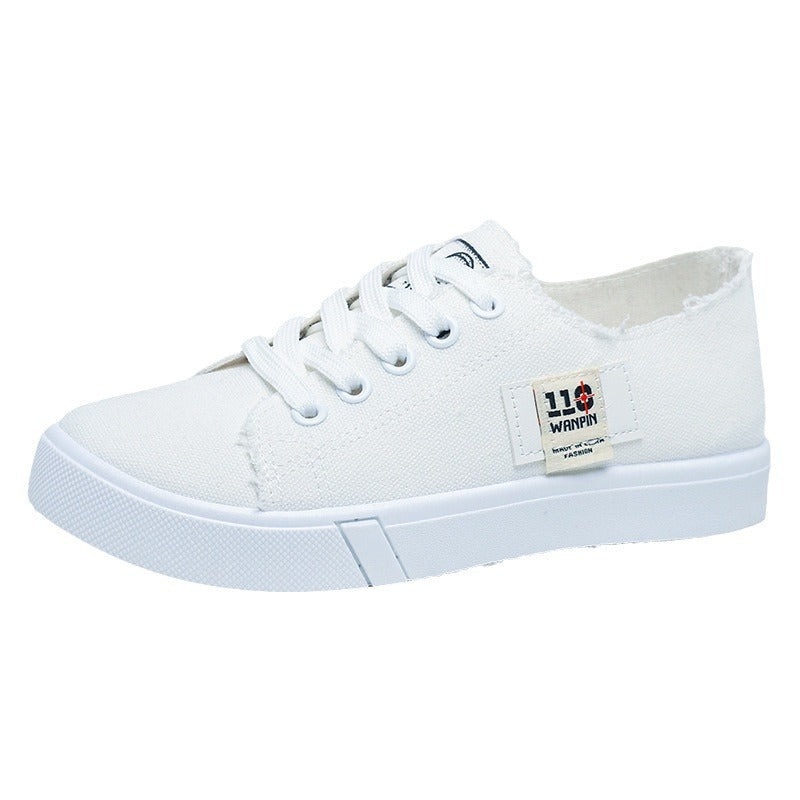 Ladies Backless Denim Slip-On Sneaker with Lacing Detail and Padded Insole Mune Fashion
