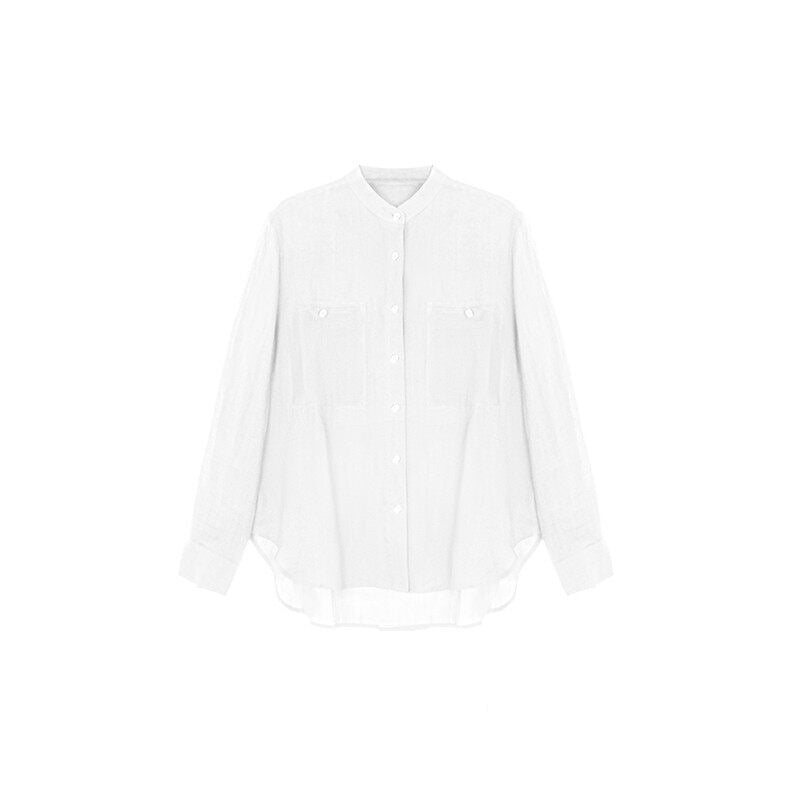 Women Airy Long Sleeve Blouse Mune Fashion