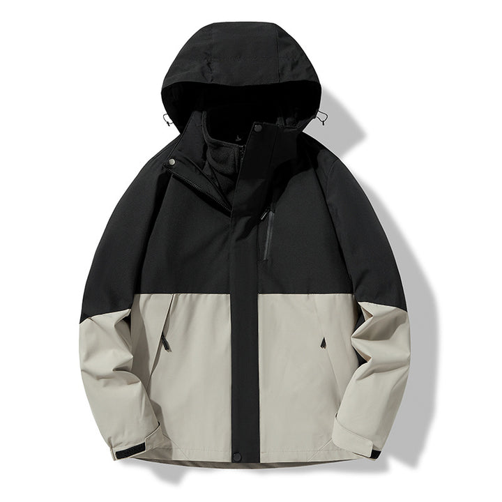 Men's Technical Outdoor Jacket with Adjustable Hood Design Mune Fashion 1787797283