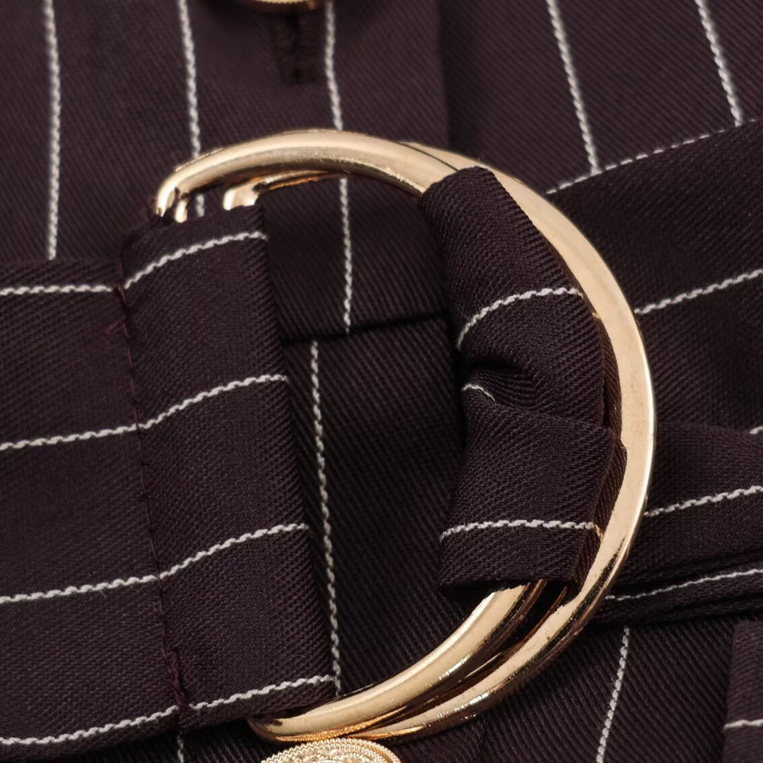 Women’s shirt dress in pinstripe look with waist belt Mune Fashion