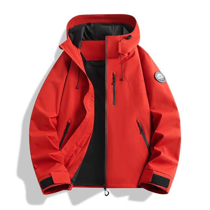 Men's three-piece softshell outdoor jacket with removable fleece lining and hood Mune Fashion