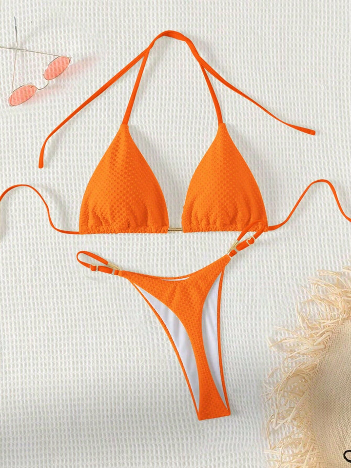 Women's triangle bikini with innovative structural design Mune Fashion