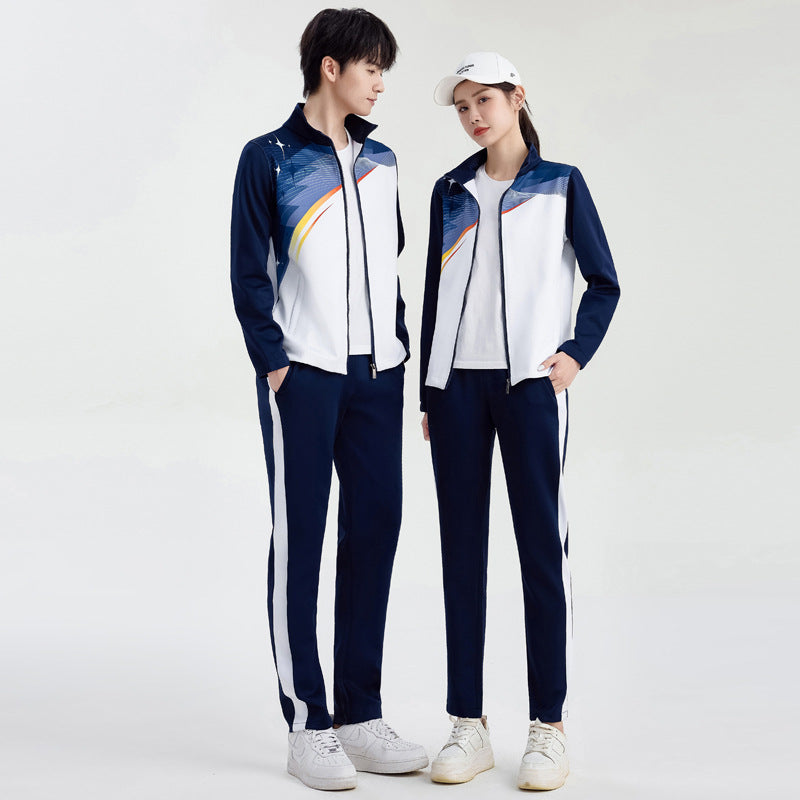 Unisex Performance Training Suit in Team Look with Stand-Up Collar Mune Fashion