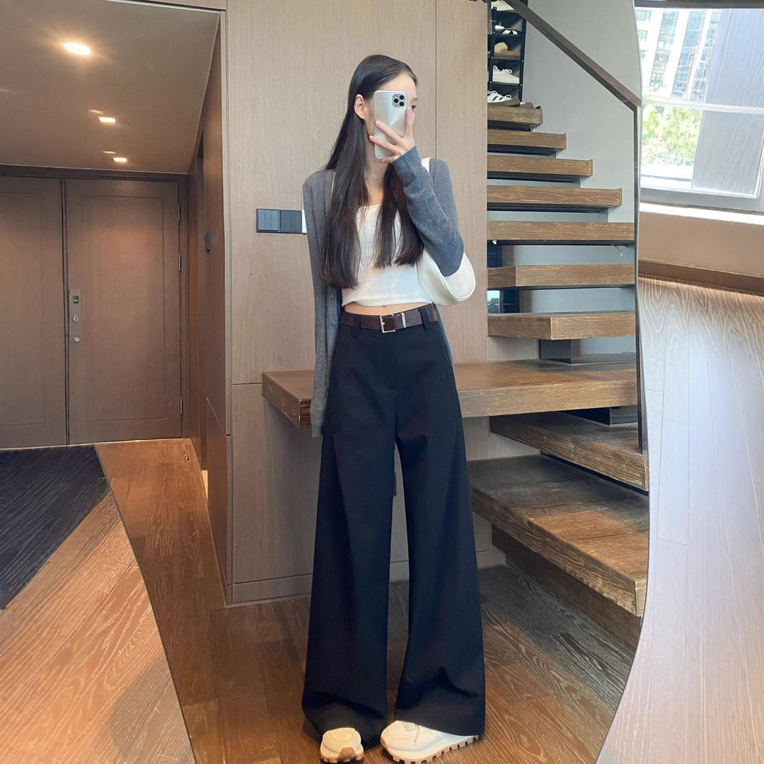 Ladies fashionable and casual high thousands pants Mune Fashion