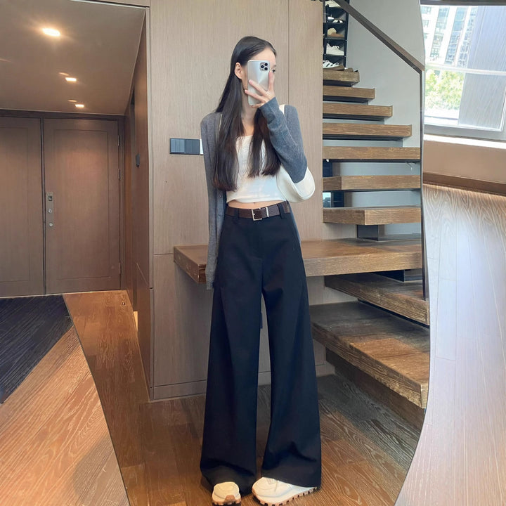 Ladies fashionable and casual high thousands pants Mune Fashion