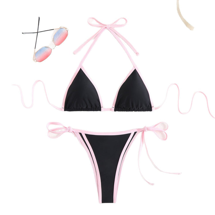 Damen Triangel-Bikini mit verspielten Schleifen Echo Archiv