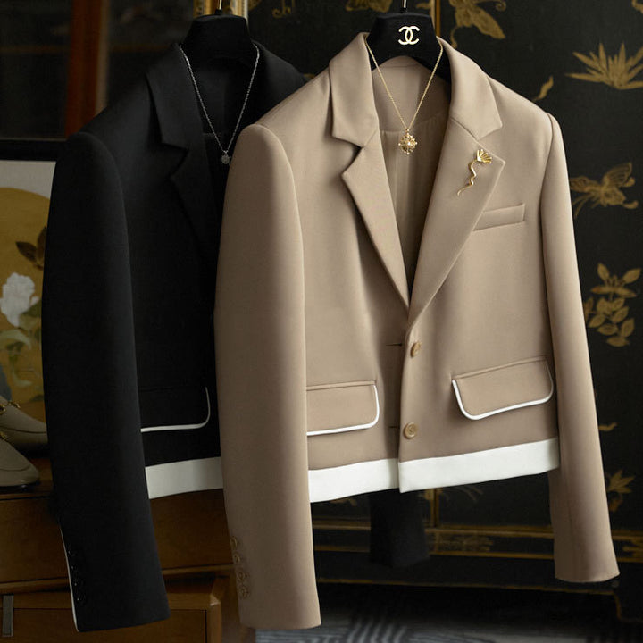 Women Elegant Short Blazer Mune Fashion