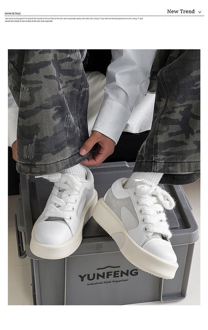 Women's fashionable sneakers with cushioned platform sole and stylish accents Mune Fashion