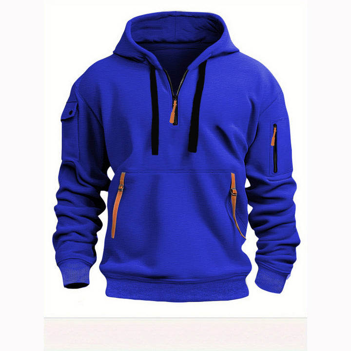 Men's Casual Hoodie with Practical Pockets Mune Fashion