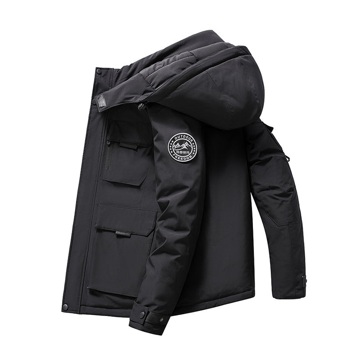 Men's Insulated Field Parka with Hood, Multiple Utility Pockets and Windproof Shell Mune Fashion