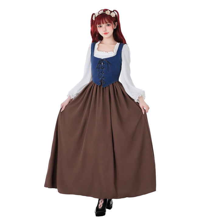 Women’s historical dirndl dress with stylish corset and flowing skirt Mune Fashion