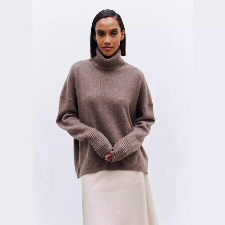 Ladies Turtleneck Sweater Mune Fashion