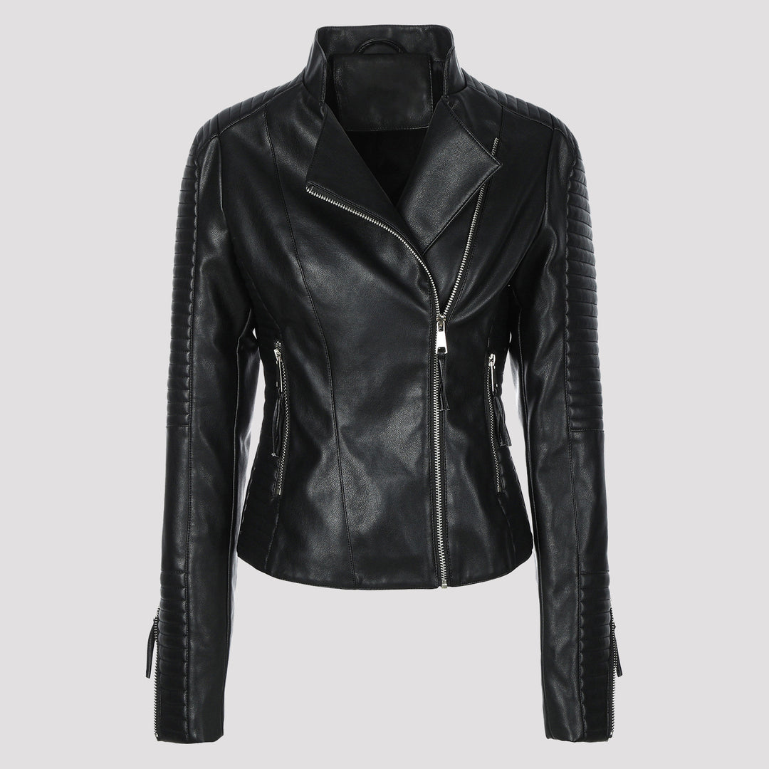 Women's Biker Jacket Mune Fashion