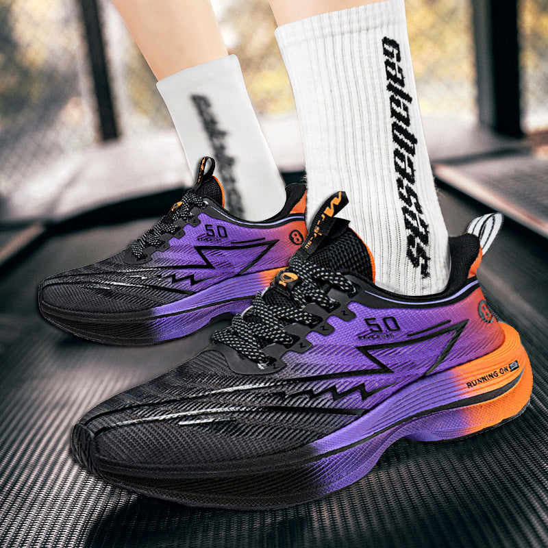 Unisex Performance running shoes with gradient mesh upper and reactive foam midsole Mune Fashion