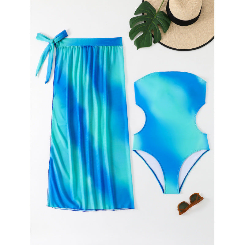 Ladies swimsuit and summery wrap skirt Mune Fashion