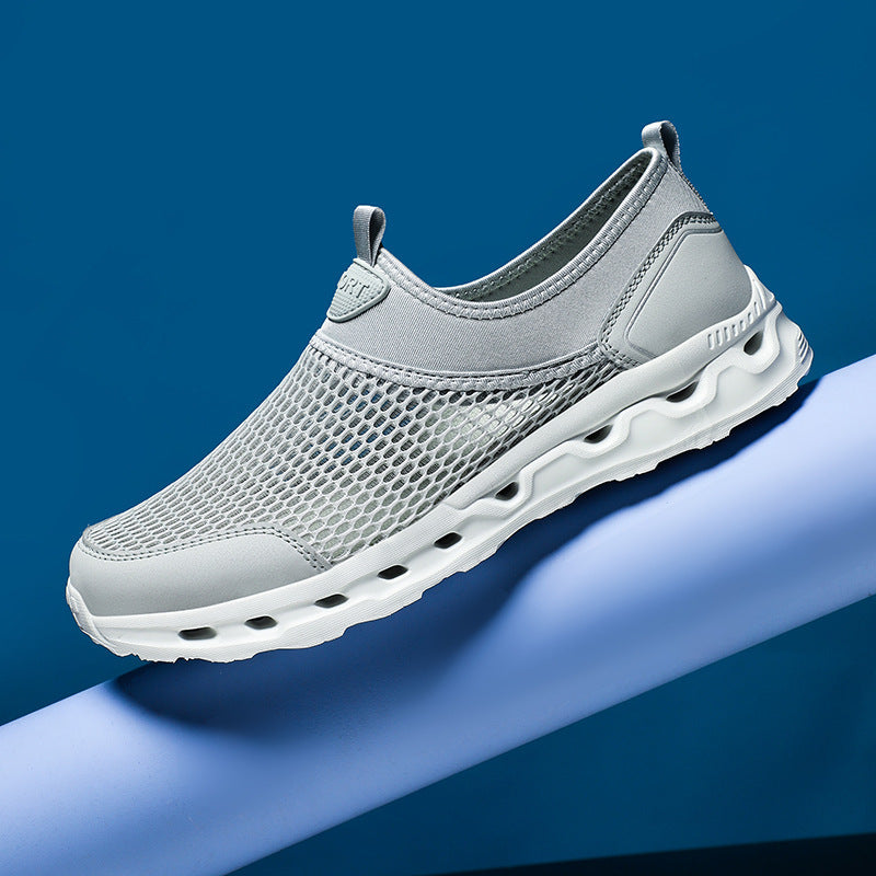Unisex nan ultra-light mesh slip-on shoe with ventilated hollow chamber cushioning Mune Fashion